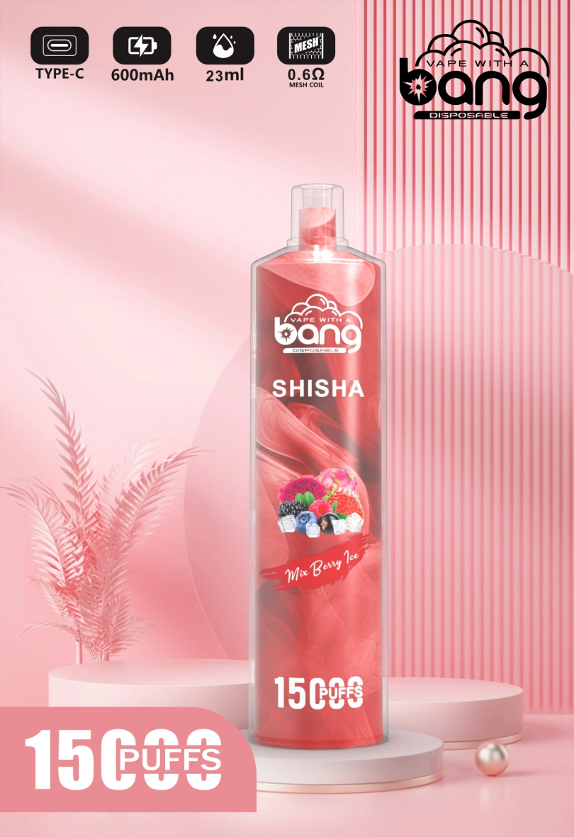 Bang 15000 Puffs 15k Shisha Crystal Disposable Vape Wholesale