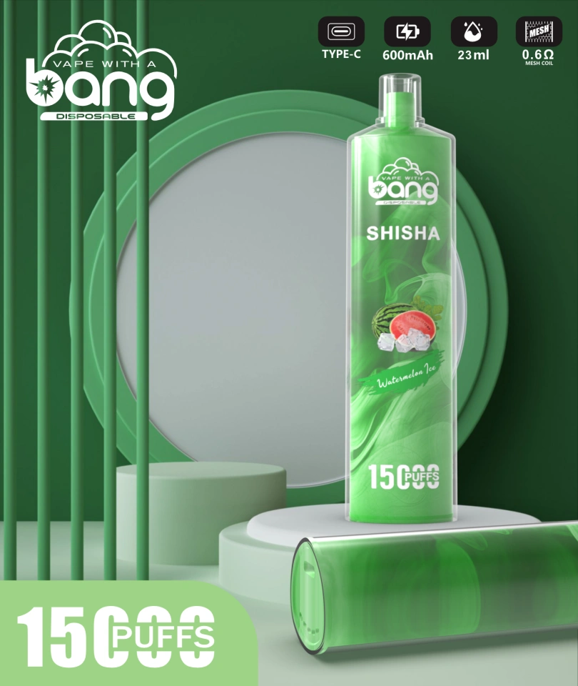 Bang 15000 Puffs 15k Shisha Crystal Disposable Vape Wholesale