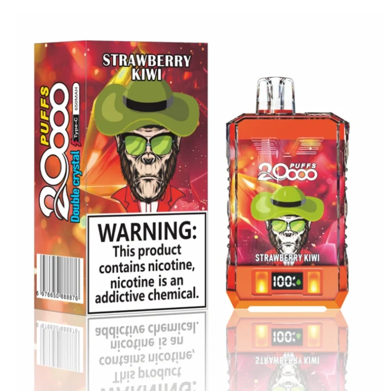 Bang King 20000 Puffs 20K 2 az 1-ben Crystal eldobható Vape Smart Screen nagykereskedelme