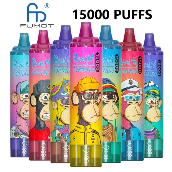 Fumot Tornado 15000 Puffs 15k Vape μίας χρήσης