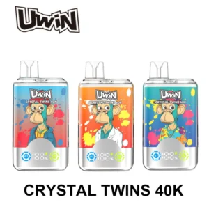 Uwin 40000 Puff 40k Vape Desechable Twins Cristal Sabor Dual