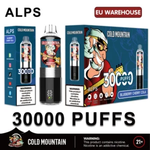 ALSP 30000 Puffs 30k Cold Mountain Engangs Vape Smart Screen EU Warehouse