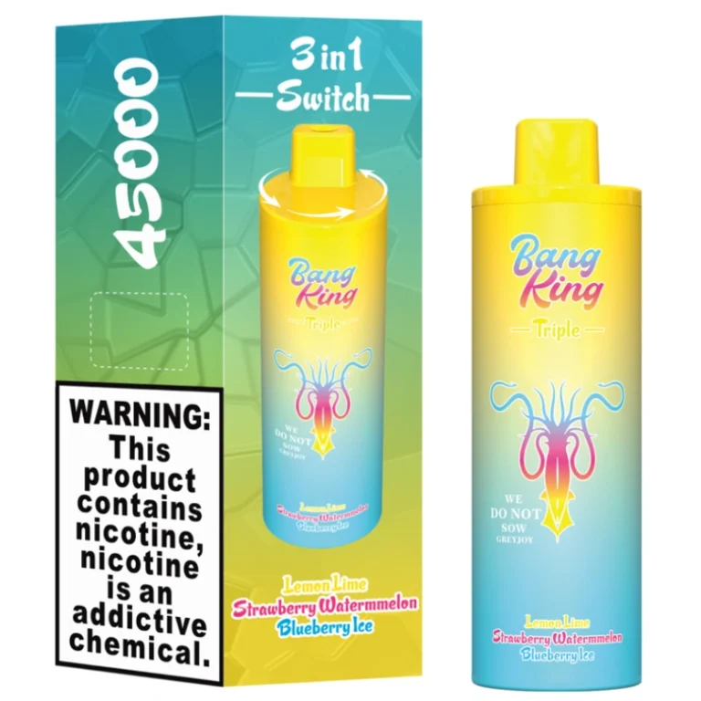 Bang King 45000 Puffs 45k 3 in 1 Triple Disposable Vape