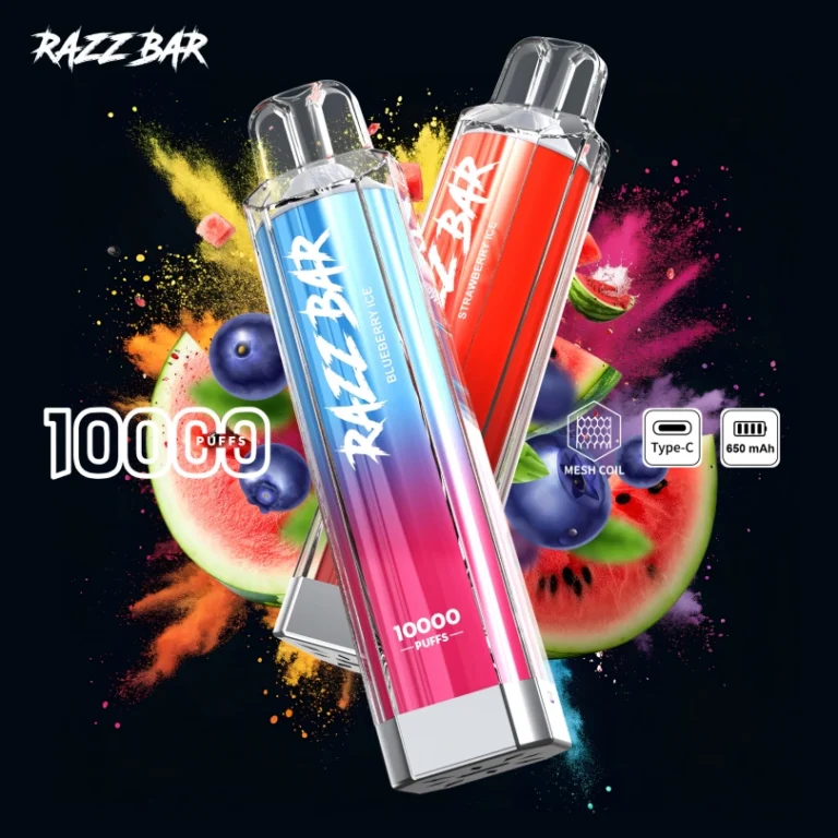Razz Bar 10000 Puffs 10k Crystal za enkratno uporabo Vape EU Warehouse na debelo