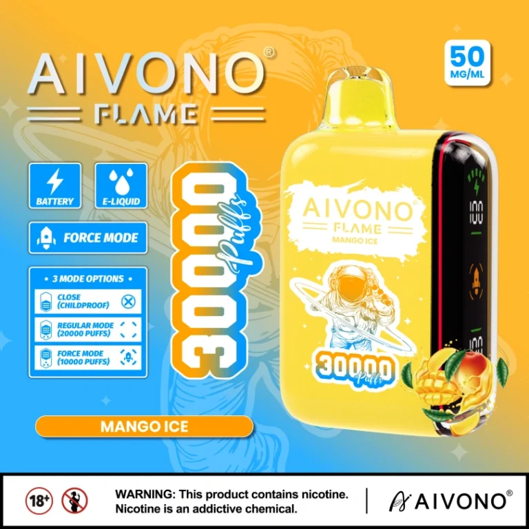 Aivono 30000 Puffs 30k Φλόγα 3 Λειτουργία μιας χρήσης Vape