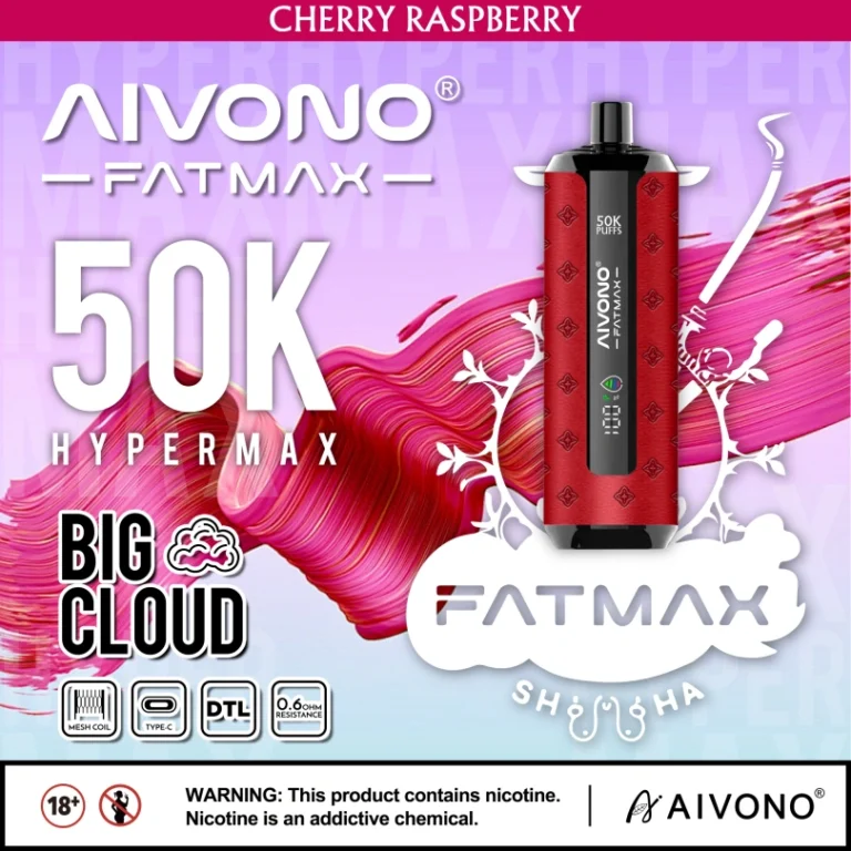 Aivono 50000 Puffs 50k Fatmax DTL μιας χρήσης Vape