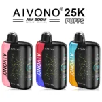 Aivono Aim Boom 25000 Puffs 25k 3D Curved Screen Disposable Vape