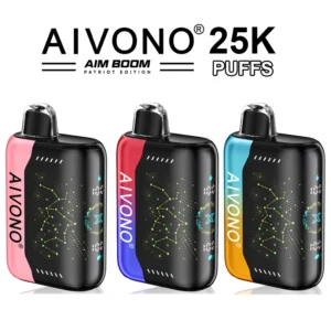 Aivono Aim Boom 25000 Puffs 25k 3D Curved Screen Disposable Vape