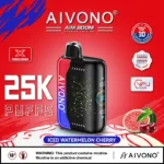 Aivono Aim Boom 25000 Puffs 25k 3D gebogenen Bildschirm Einweg Vape