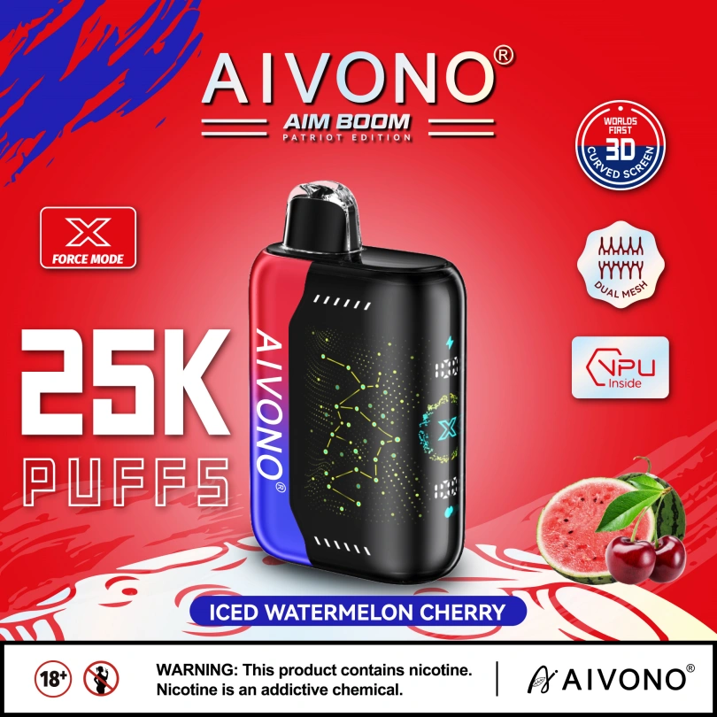 Aivono Aim Boom 25000 Puffs 25k 3D gebogenen Bildschirm Einweg Vape 3 Aivono Aim Boom 25000 Puffs 25k 3D gebogenen Bildschirm Einweg Vape