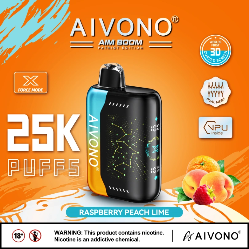 Aivono Aim Boom 25000 Puffs 25k 3D gebogenen Bildschirm Einweg Vape 4 Aivono Aim Boom 25000 Puffs 25k 3D gebogenen Bildschirm Einweg Vape