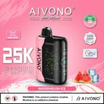 Aivono Aim Boom 25000 Puffs 25k 3D gebogenen Bildschirm Einweg Vape