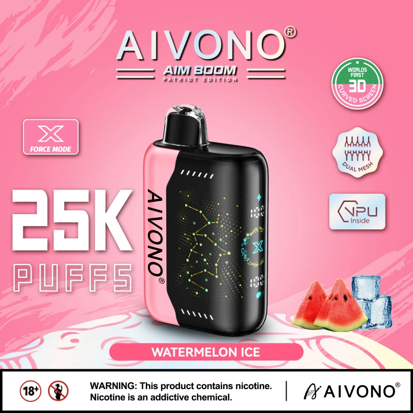 Aivono Aim Boom 25000 Puffs 25k 3D gekrümmten Bildschirm Einweg Vape 5 Aivono Aim Boom 25000 Puffs 25k 3D gebogenen Bildschirm Einweg Vape