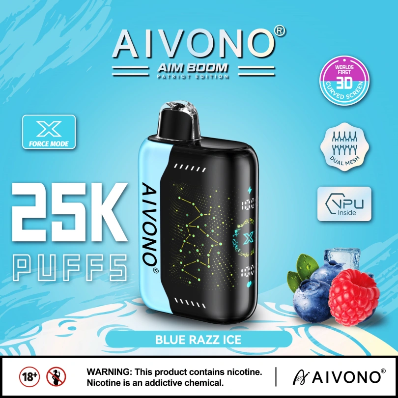 Aivono Aim Boom 25000 Puffs 25k 3D gebogenen Bildschirm Einweg Vape 7 Aivono Aim Boom 25000 Puffs 25k 3D gebogenen Bildschirm Einweg Vape