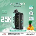 Aivono Aim Boom 25000 Puffs 25k 3D gebogenen Bildschirm Einweg Vape