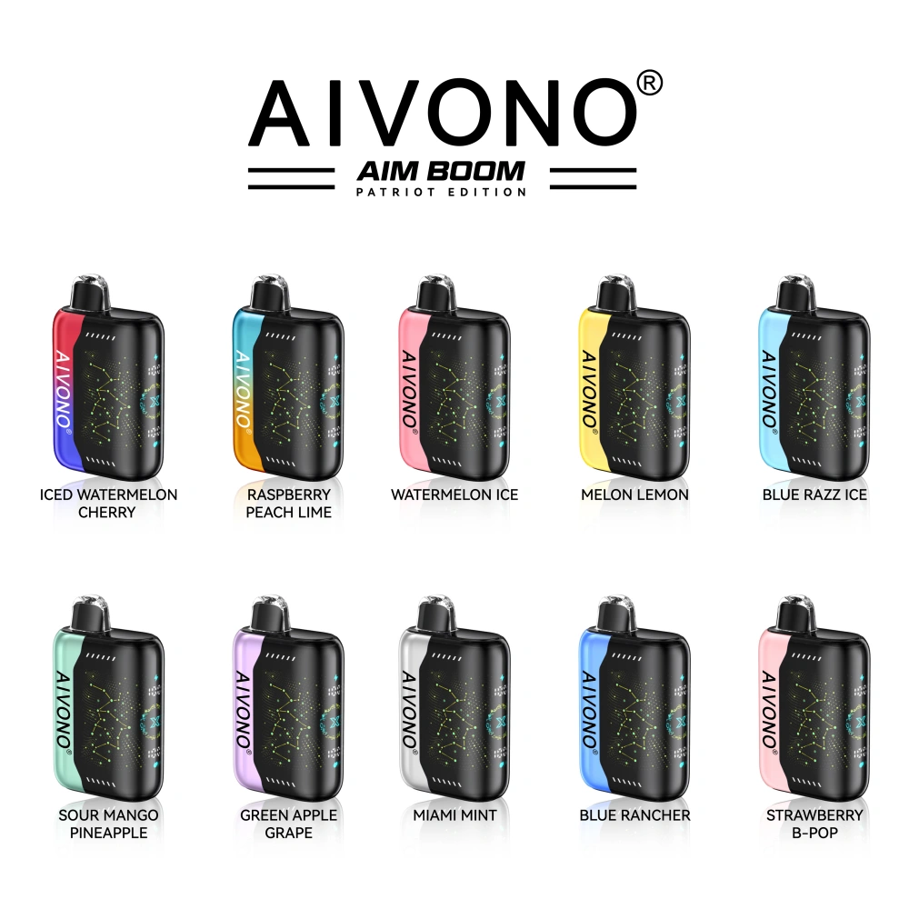 Aivono Aim Boom 25000 Puffs 25k 3D gebogenen Bildschirm Einweg Vape
