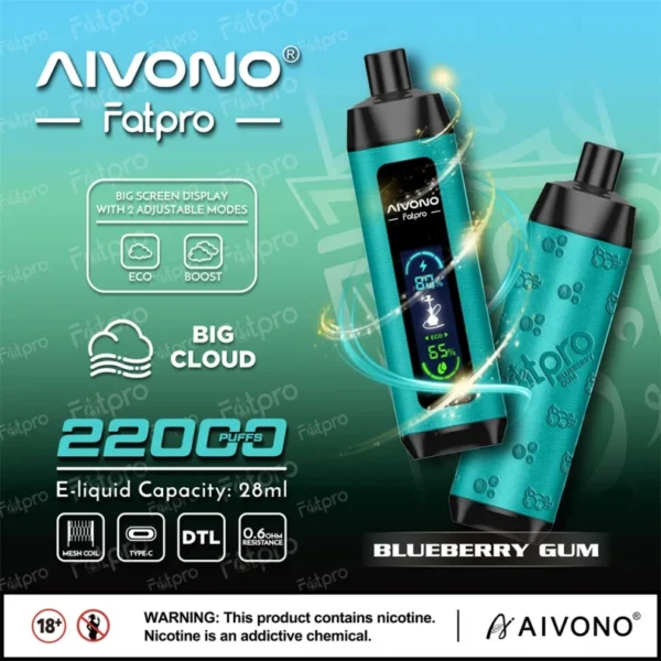 Aivono Fatpro 22000 Puffs 22k Jednorázové vape