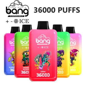 Bang 36000 Puffs 36k Tune Ice Fingerprint Pressure Regulation Disposable Vape