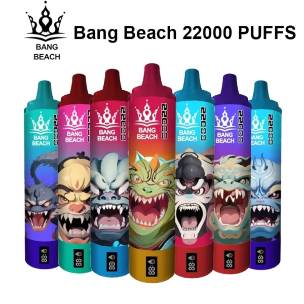 Bang Beach 22000 Puffs 22k Disposable Vape Smart Screen