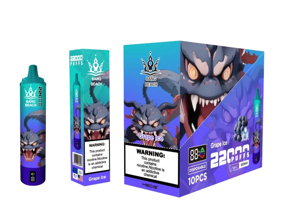 Bang Beach 22000 Puffs 22k Engangsdamp Smart Screen