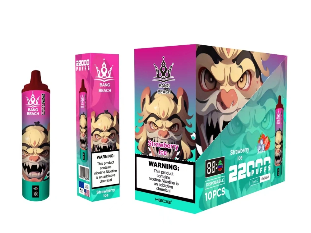 Bang Beach 22000 Puffs 22k Engangsdamp Smart Screen