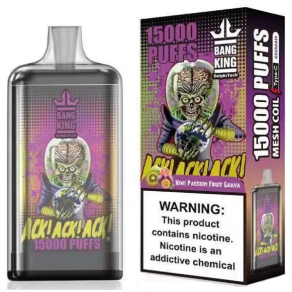 Bang King 15000 Puffs 15k Crystal ühekordselt kasutatav Vape