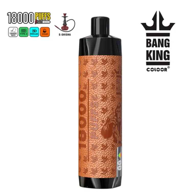 Bang King 18000 Puffs 18k Pantalla Inteligente Vape Desechable