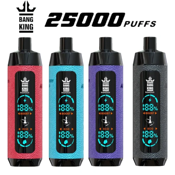 Bang King 25000 Puffs 25k Disposable Vape Shisha Hookah Vaper