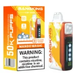 Bang King 50000 Puffs 50k Ice Cool 5 Niveles de Frío Ajustable Vape Desechable