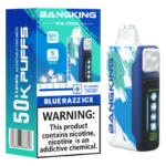 Bang King 50000 Puffs 50k Ice Cool 5 Niveles de Frío Ajustable Vape Desechable