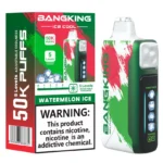 Bang King 50000 Puffs 50k Ice Cool 5 Niveles de Frío Ajustable Vape Desechable