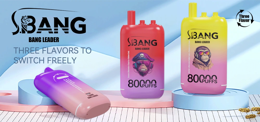 Bang Leader 80000 Puffs 80k 3 v 1 jednorazový Vape