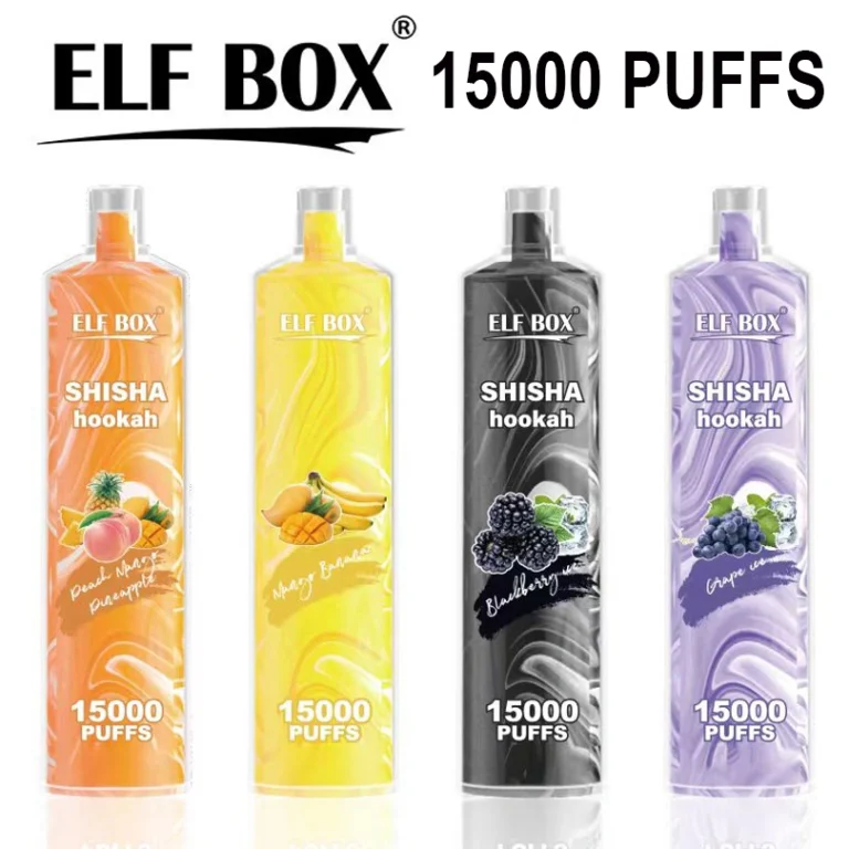 ELF BOX 15000 Puffs 15k Pulse Shisha Hookah Crystal Disposable Vape