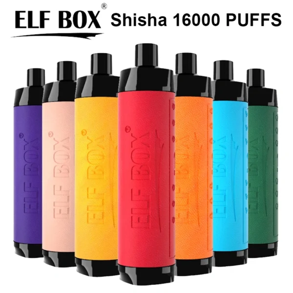 ELF BOX 16000 Puffs 16k Shisha Hookah δέρμα