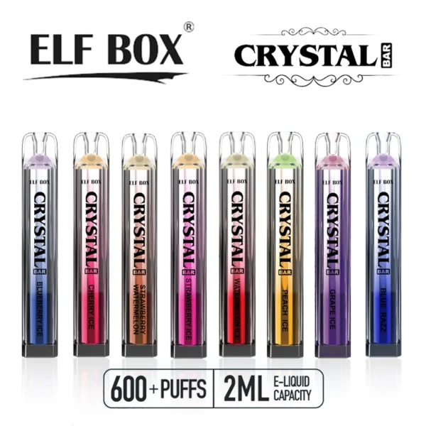 ELF Box 600 Puffs Crystal Bar Disposable Vape Cheap