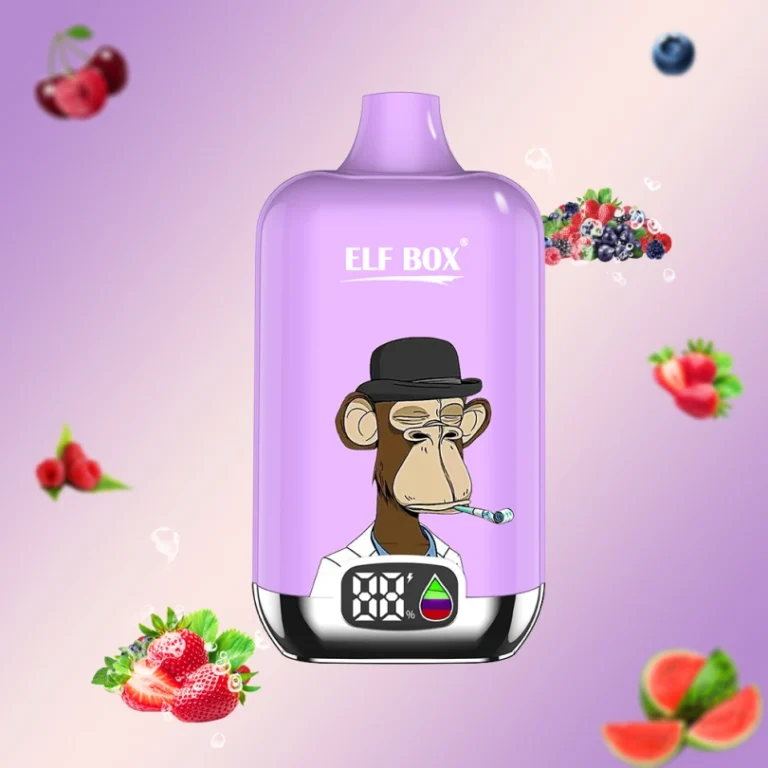 Elf Box 12000 Puffs 12k Digital Disposable Vape Smart Screen Wholesale
