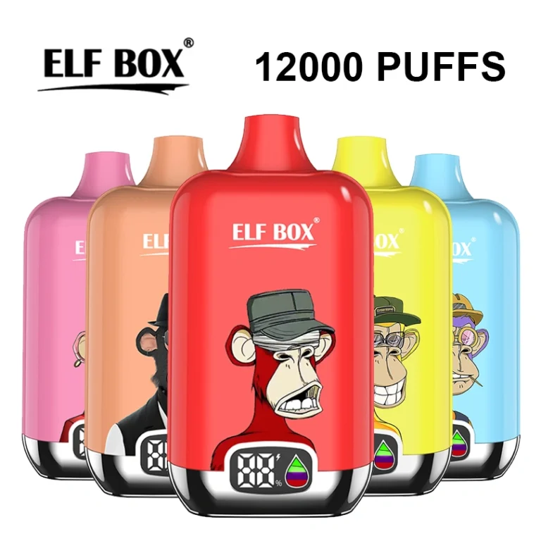 Elf Box 12000 Puffs 12k Digital Disposable Vape Smart Screen Wholesale