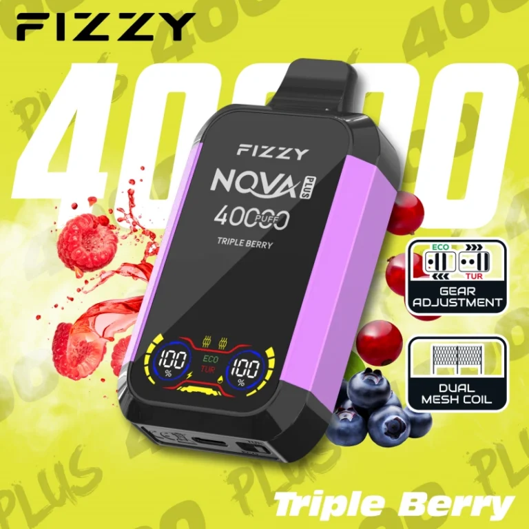 Fizzy 40000 Puffs 40k Nova Plus Disposable Vape