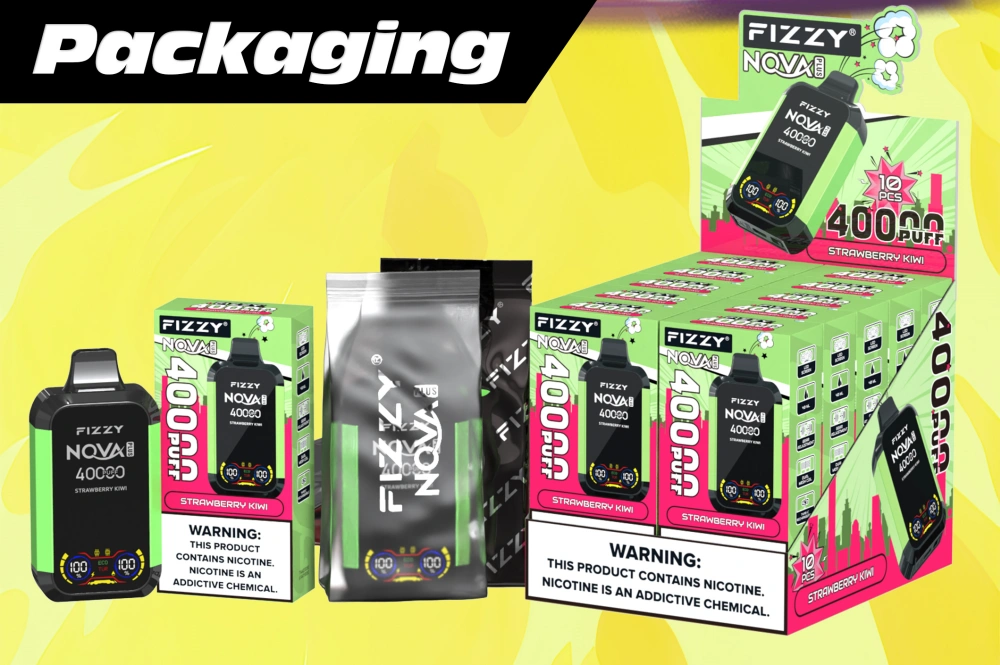 Fizzy 40000 Puffs 40k Nova Plus Disposable Vape