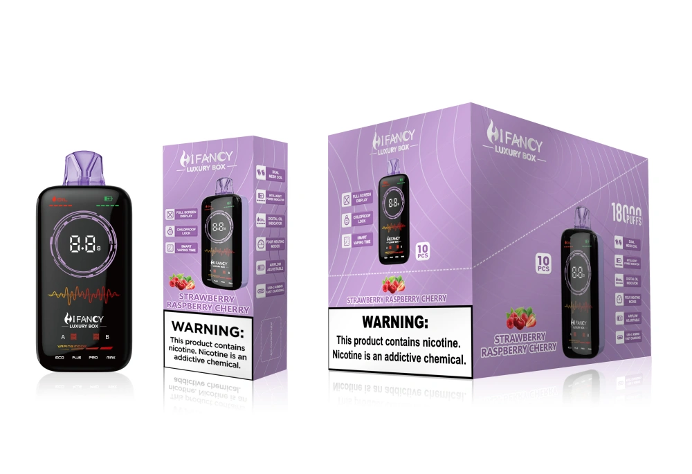Hifancy 18000 Puffs 18k Πολυτελές κουτί μίας χρήσης Vape