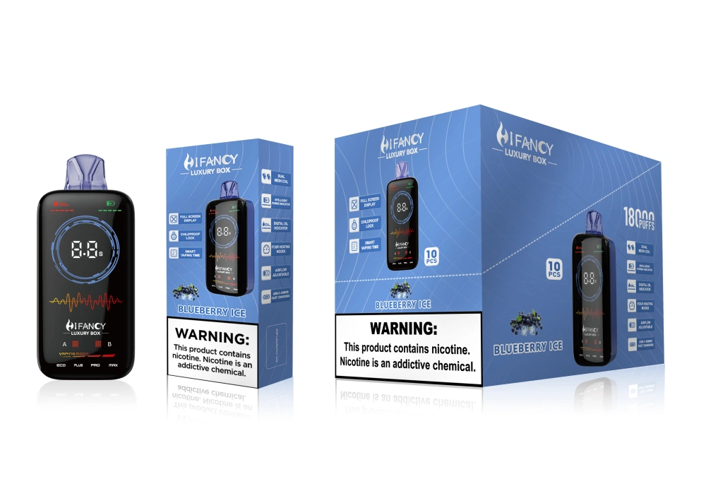 Hifancy 18000 Puffs 18k Πολυτελές κουτί μίας χρήσης Vape