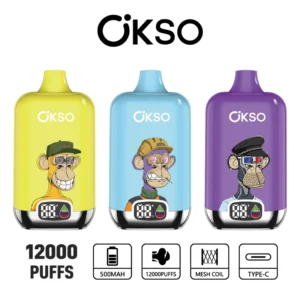 OKSO 12000 Puffs 12k Digital de unică folosință Vape Smart Screen cu ridicata