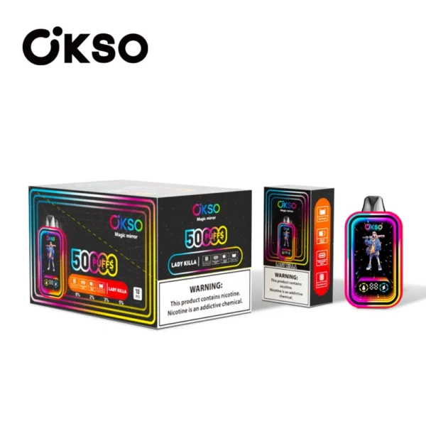 OKSO 50000 Puffs 50k Magic Mirror Disposable Vape