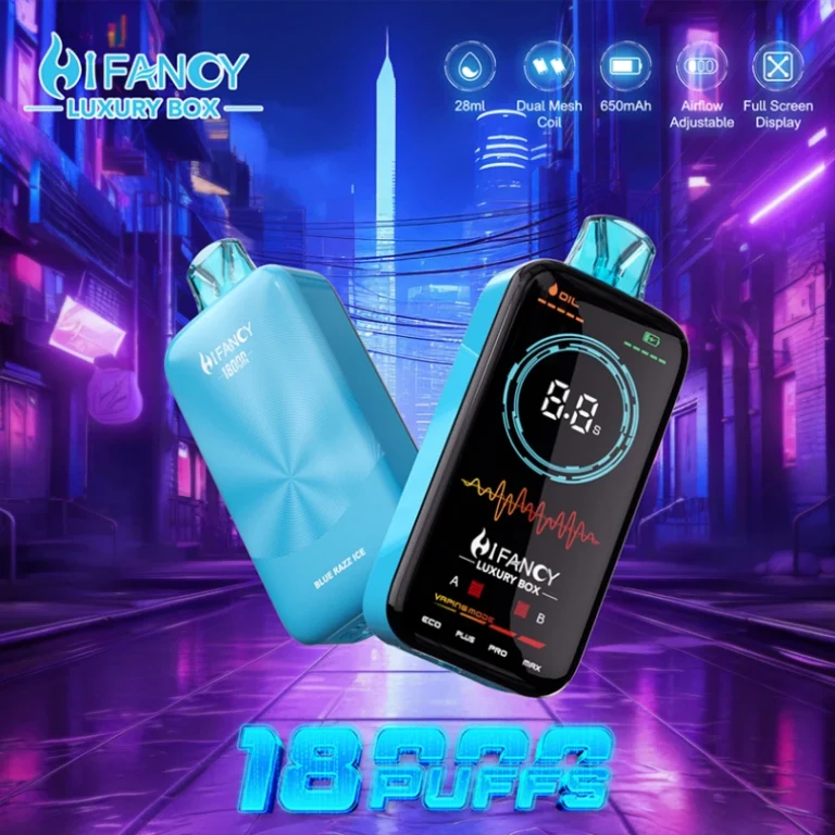 Puff 18k Hifancy Luxury 18000 Puffs Box Disposable Vape
