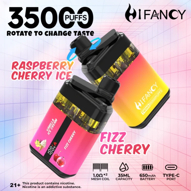 Puffs 35k Hifancy Twins 35000 High Puff Disposable Vape