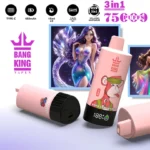 Puffs 75k Bang King 75000 Puffs 3 v 1 za enkratno uporabo Vape Triple Flavors