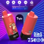 Puffs 75k Bang King 75000 Puffs 3 v 1 za enkratno uporabo Vape Triple Flavors