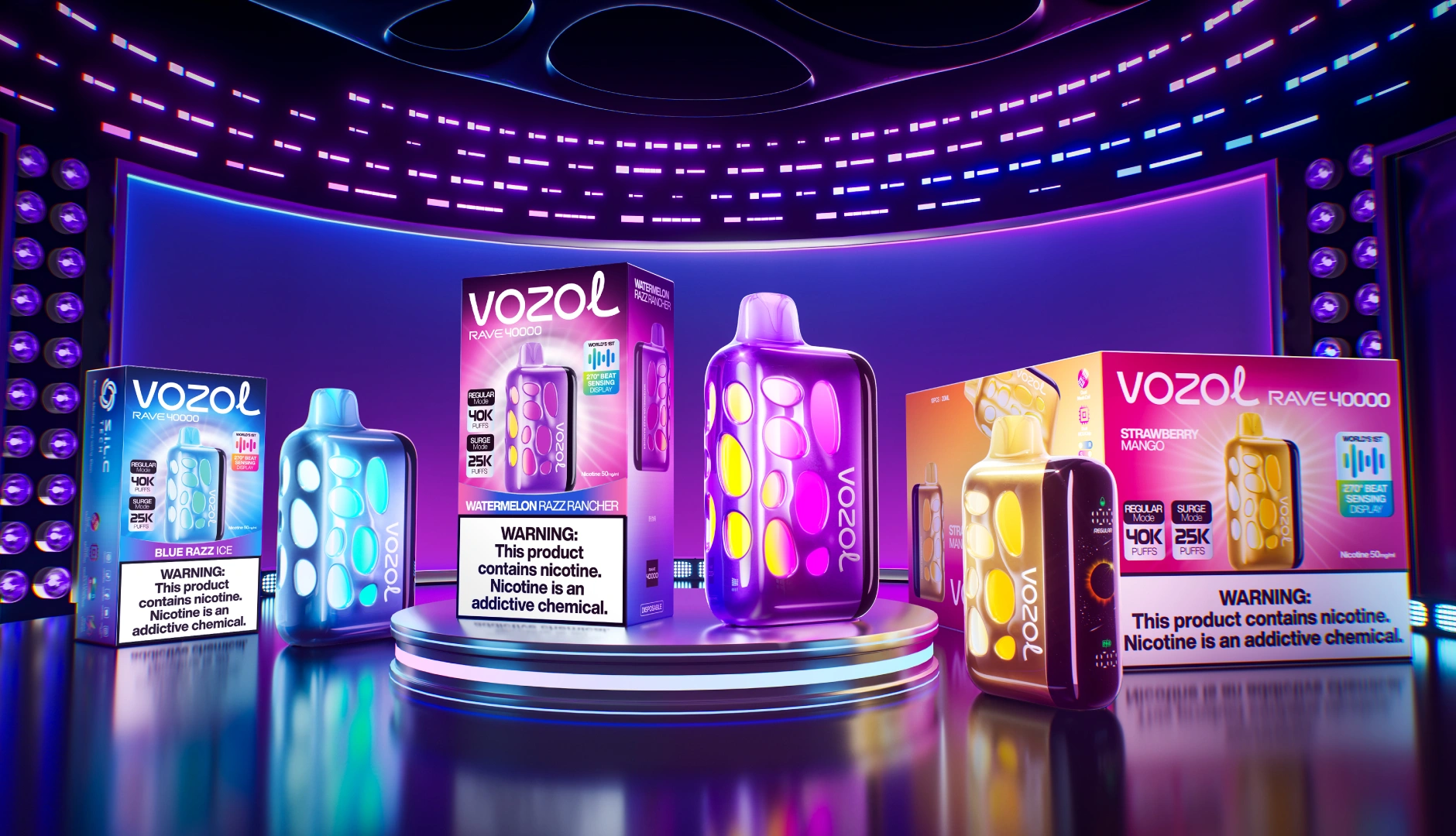 Vozol Rave 40000 Puffs 40K Disposable Vape