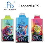 Puff 40k Fumot Leopard 40000 Puffs Tornado Randm Smart Screen Cristal Vape Desechable Mayorista