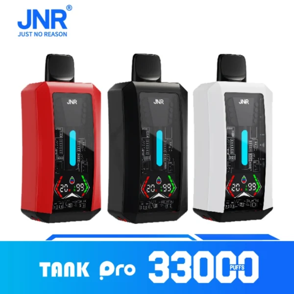 JNR 33000 Puffs 33K Tank Pro Disposable Vape Smart Screen Wholesale